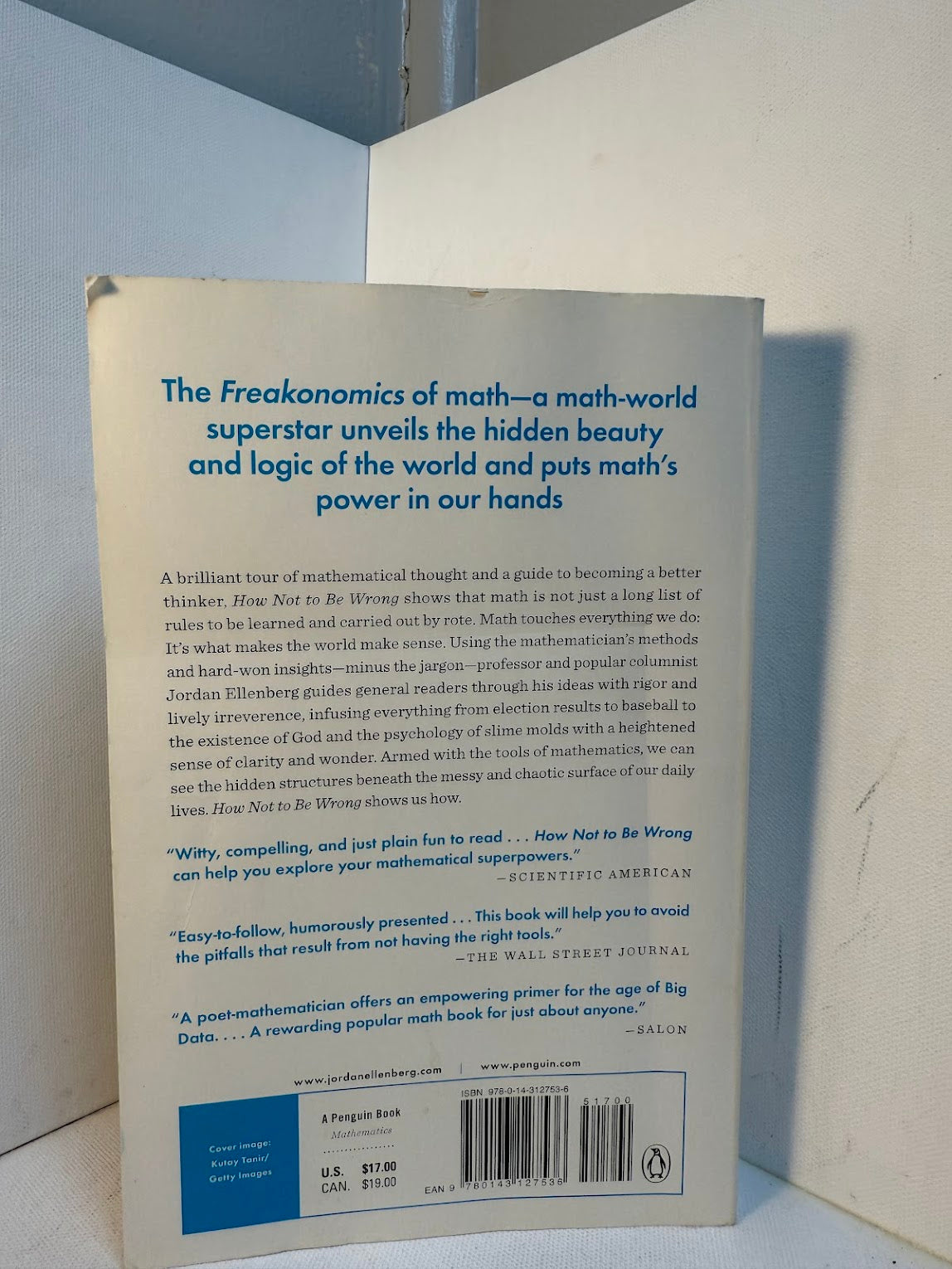 How Not to Be Wrong by Jordan Ellenberg