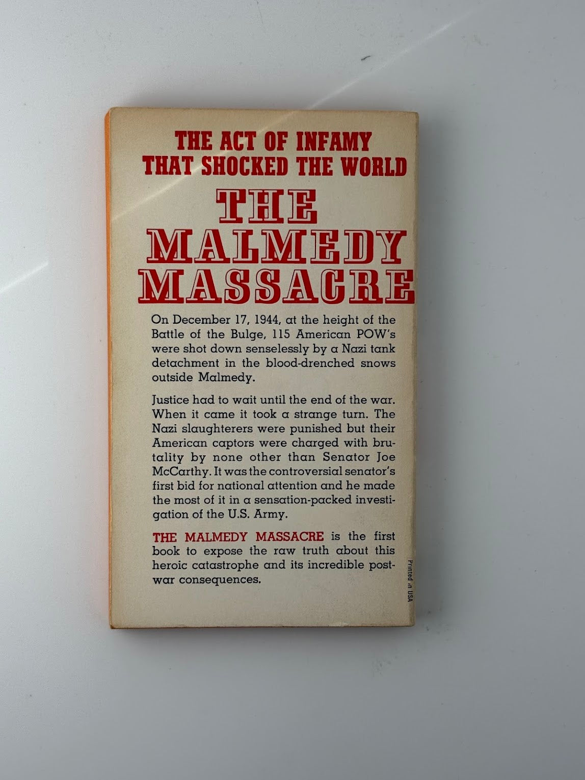 Malmedy Massacre by Richard Gallagher