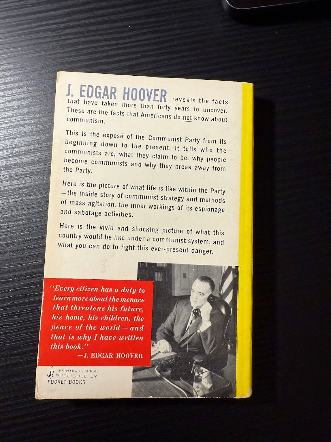 Masters of Deceit by J. Edgar Hoover