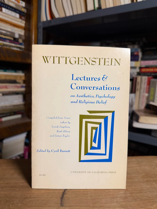 Lectures & Conversations by Ludwig Wittgenstein