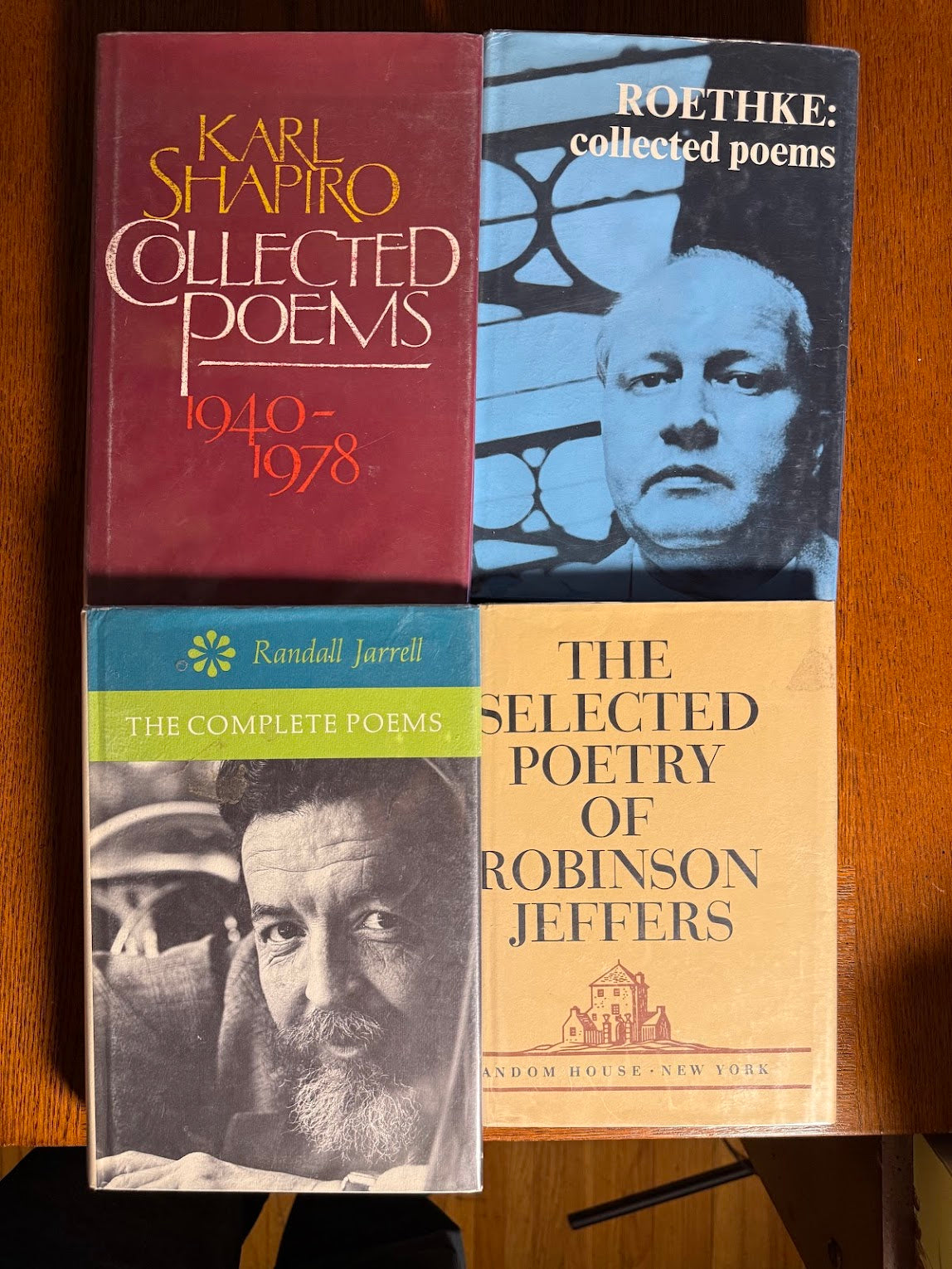 4 Volumes of ex library Collected/Selected Poems