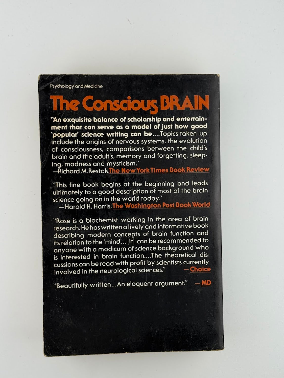 The Conscious Brain by Steven Rose