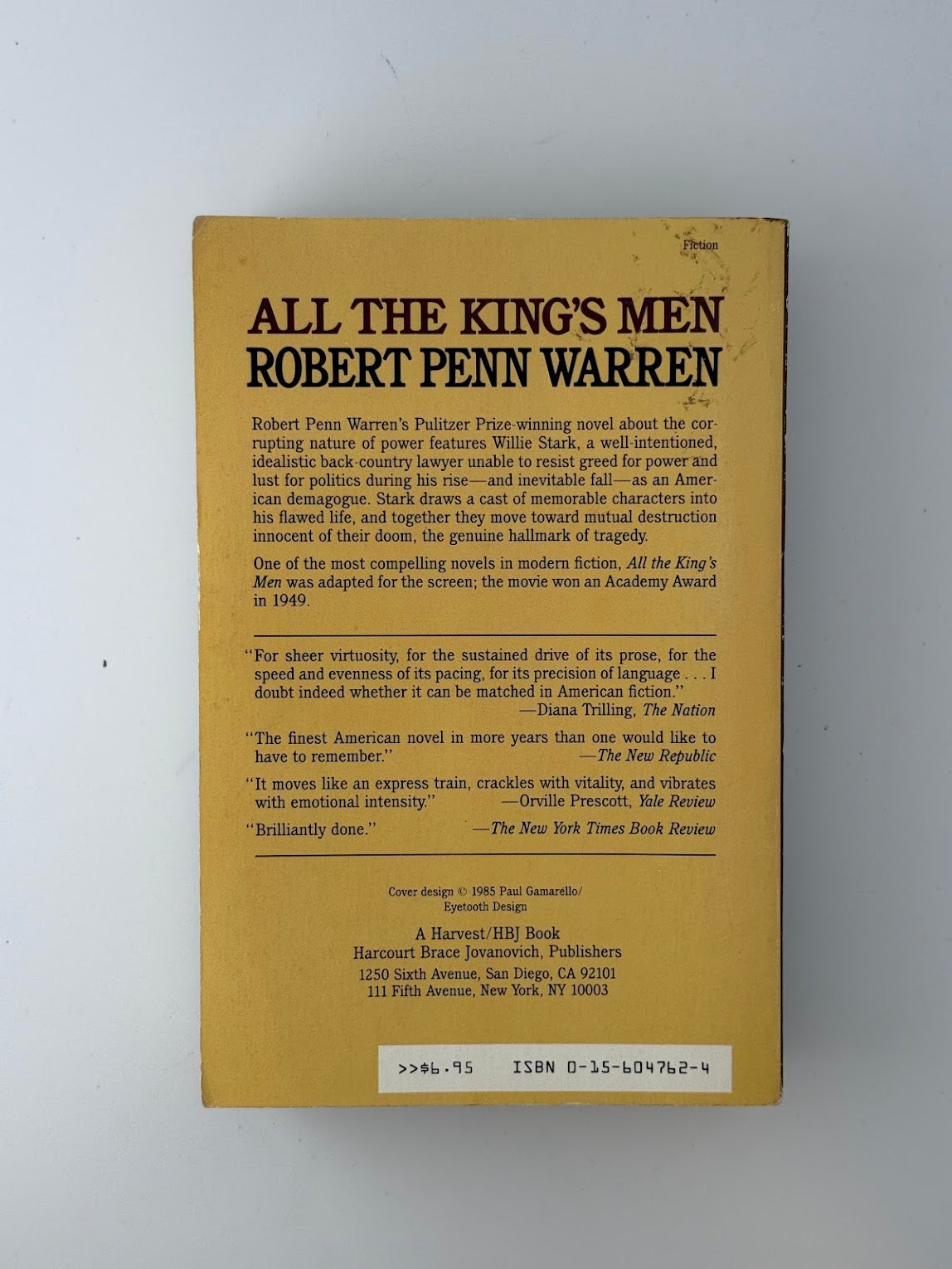 All the King's Men by Robert Penn Warren