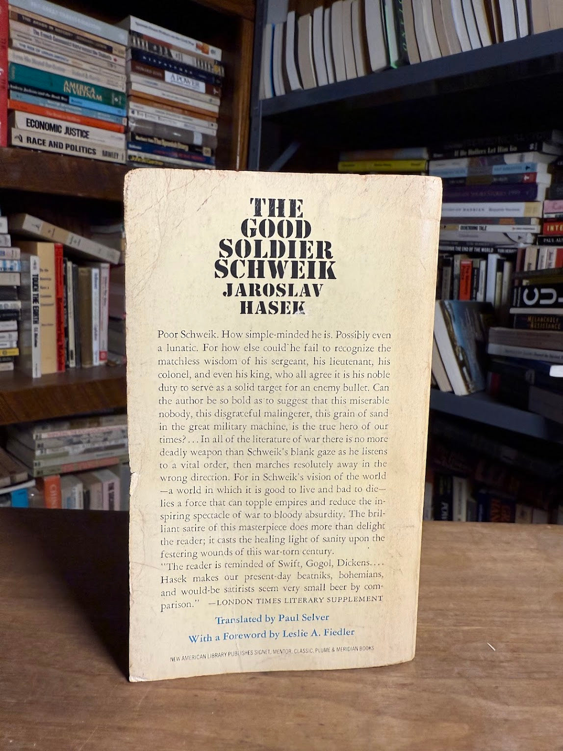 The Good Soldier Schweik by Jaroslav Hasek