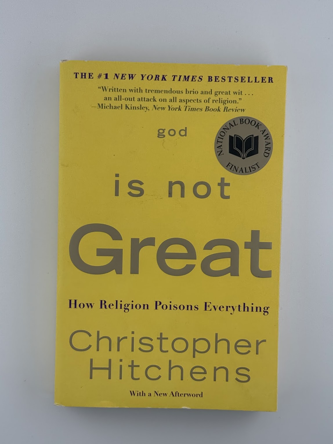 God is Not Great by Christopher Hitchens