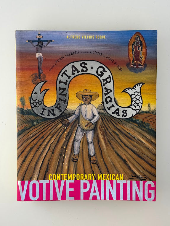 Contemporary Mexican Votive Painting by Alfredo Vilchis Roque