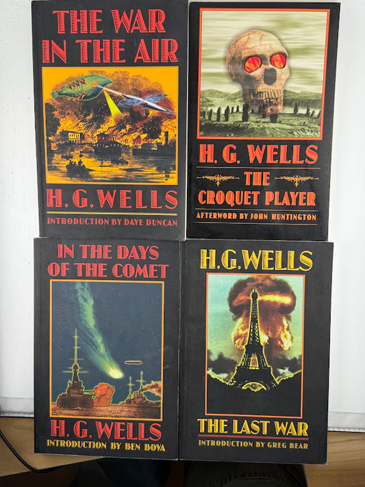 4 H.G. Wells Bison Books Editions