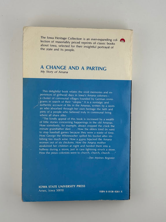 A Change and A Parting by Barbara S. Yambura