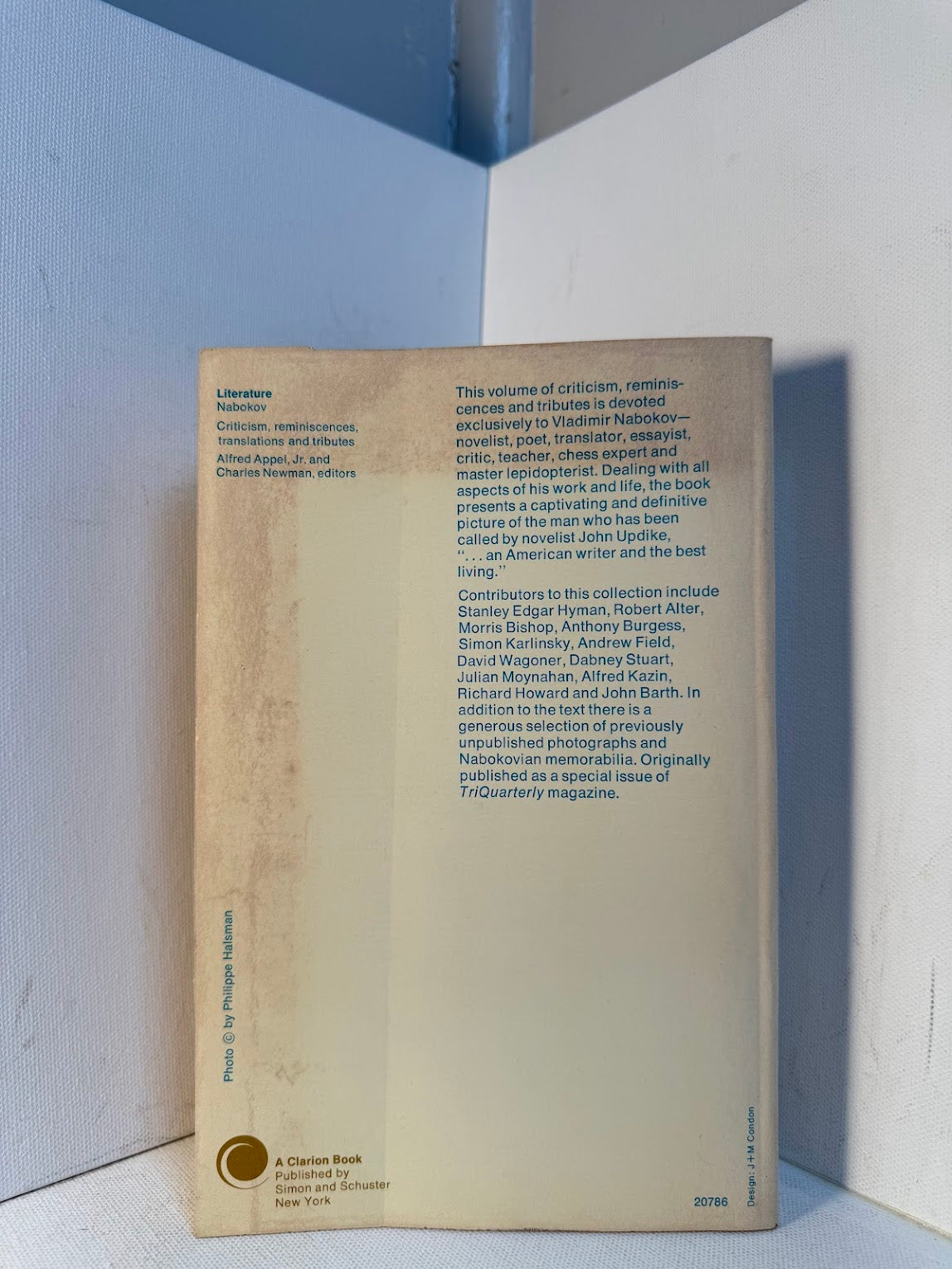 Nabokov edited by Alfred Appel, Jr. and Charles Newman