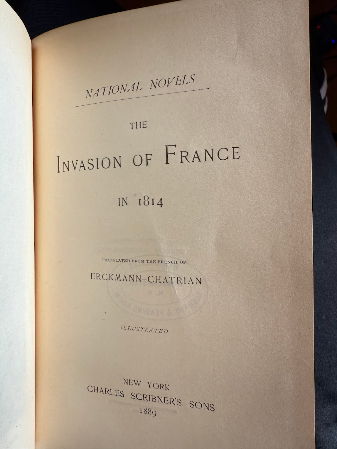 The Invasion of France in 1814 by Erckmann-Chatrian