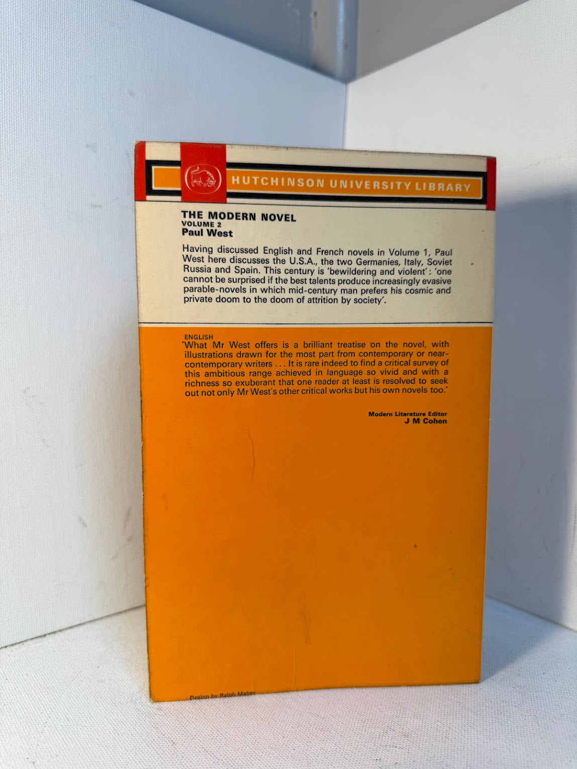 The Modern Novel (2Vol.) by Paul West