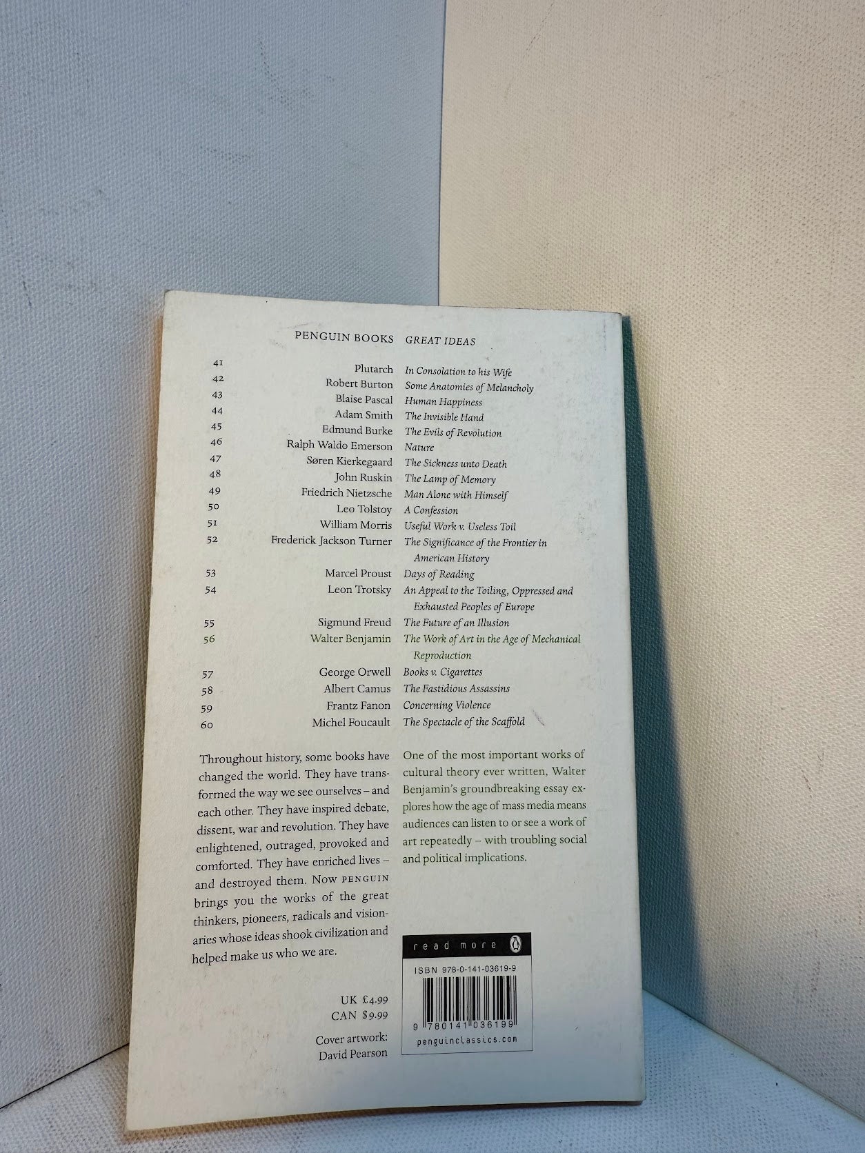 The World of Art in the Age of Mechanical Reproduction by Walter Benjamin