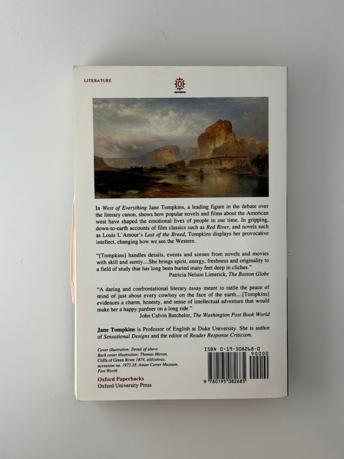 West of Everything by Jane Tompkins