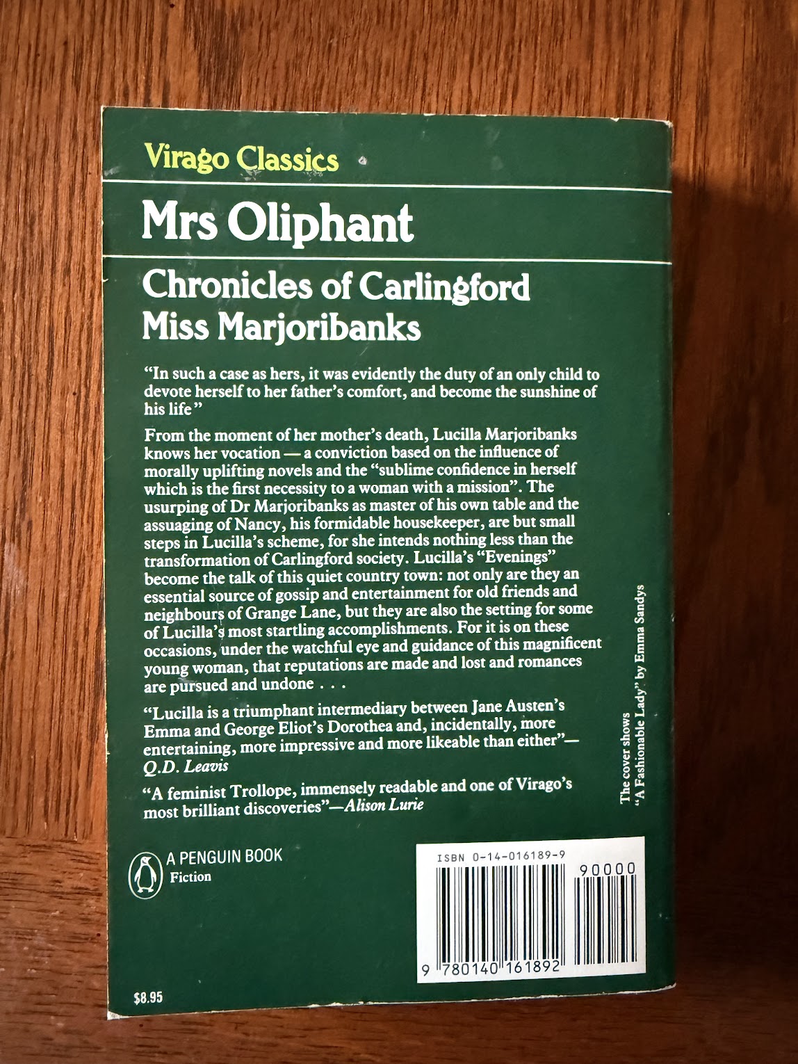 Chronicles of Carlingford & Miss Marjoribanks by Mrs Oliphant