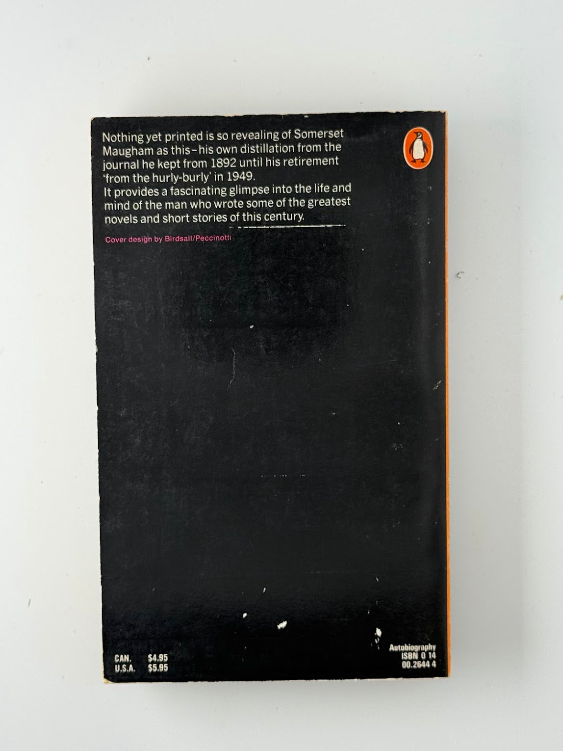 A Writer's Notebook by W. Somerset Maugham