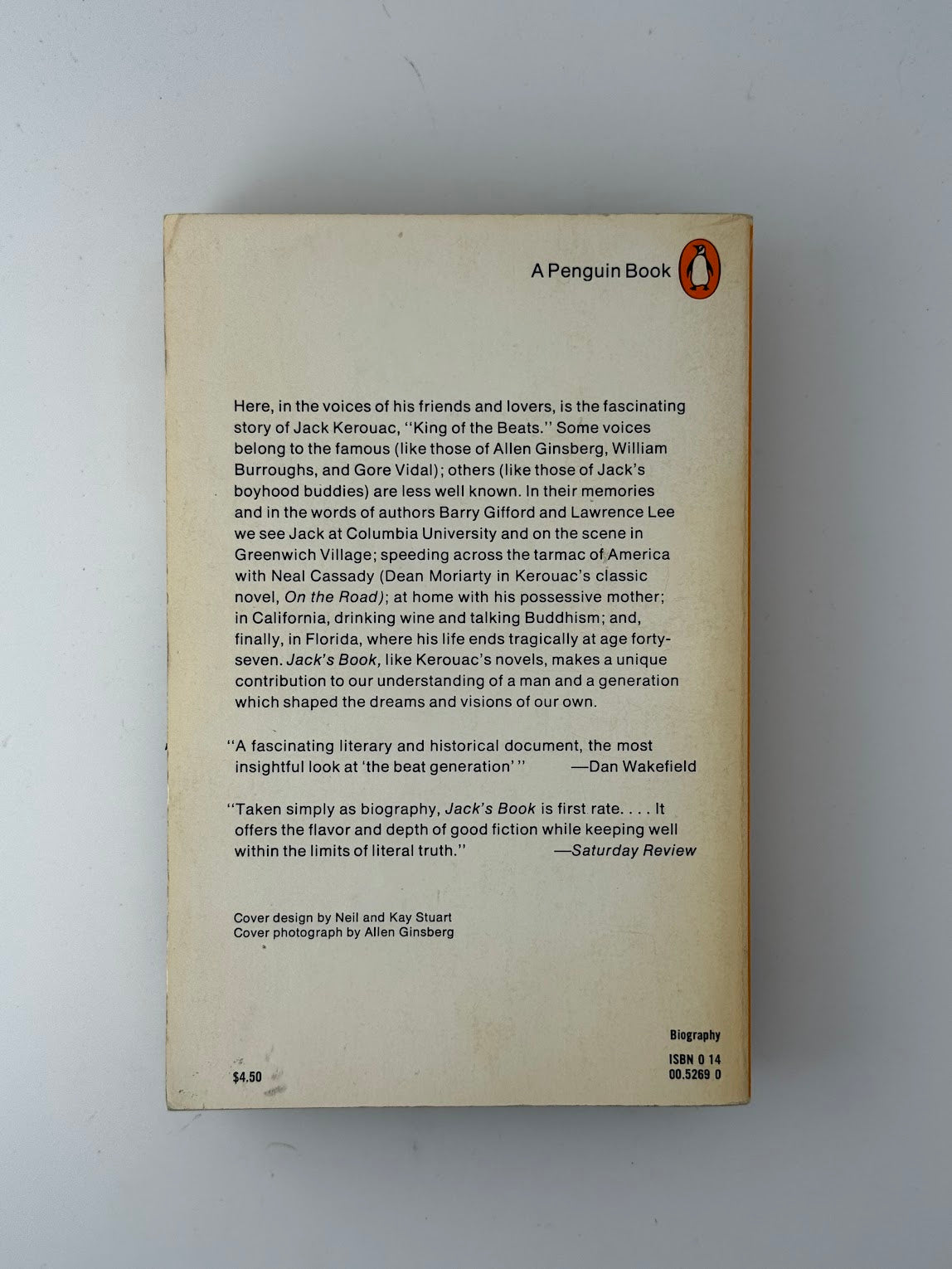 Jack's Book - An Oral Biography by Barry Gifford and Lawrence Lee