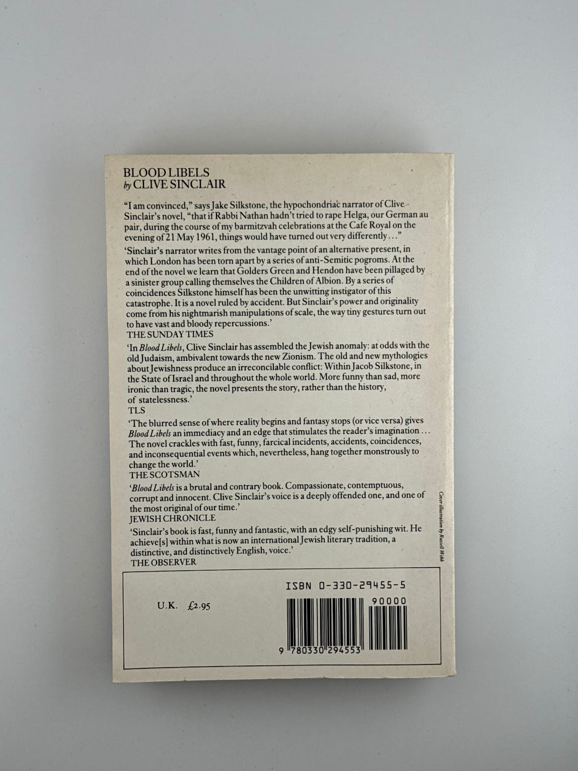 Blood Libels by Clive Sinclair