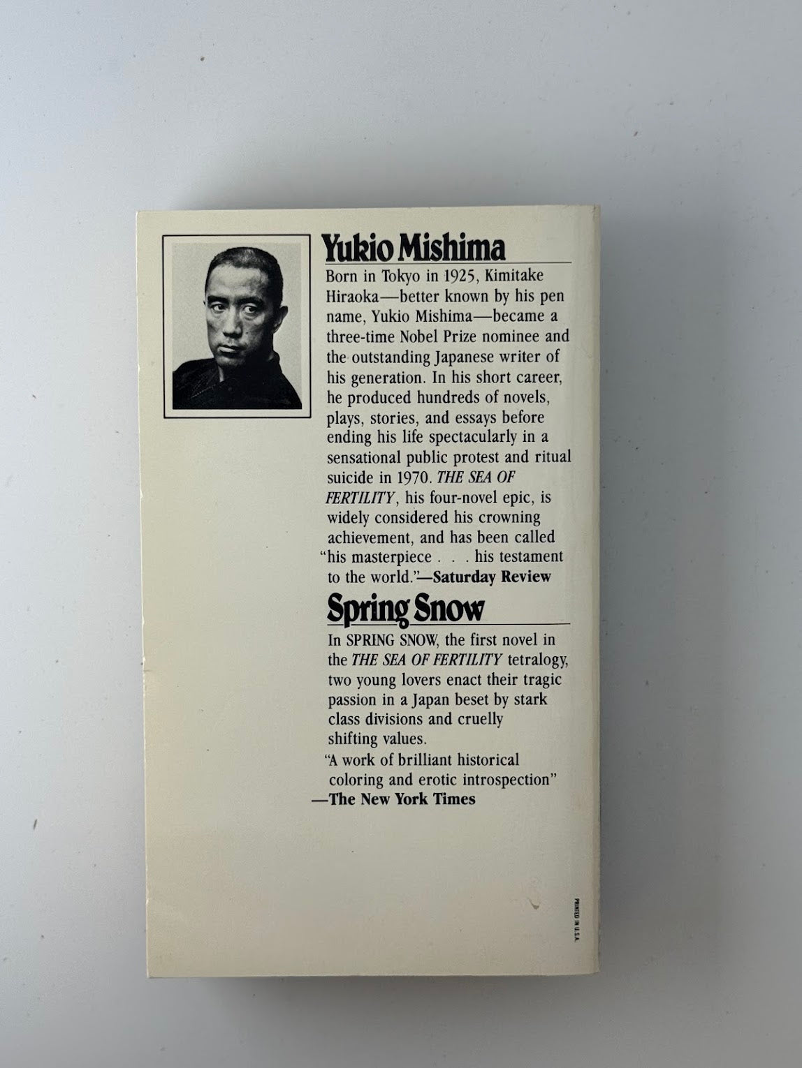Spring Snow by Yukio Mishima