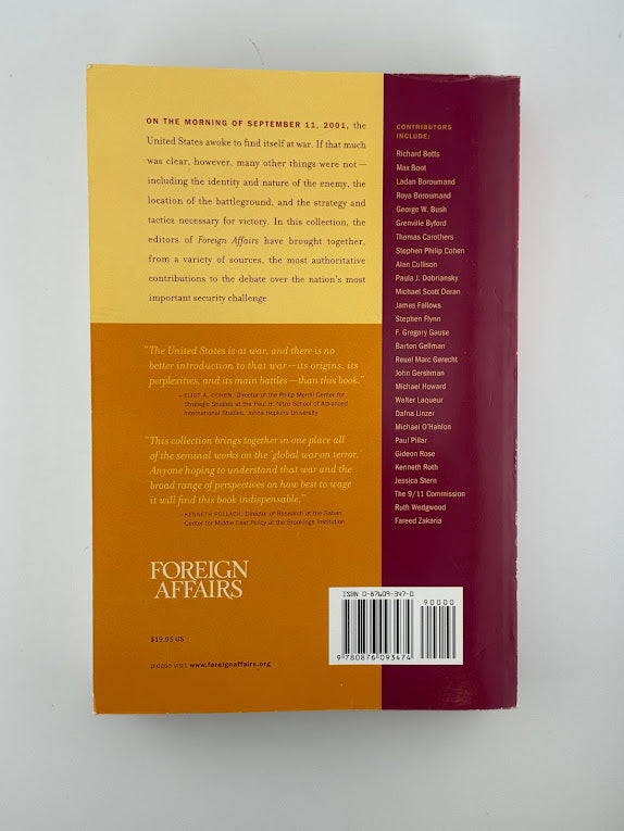 Understanding the War on Terror edited by James F. Hoge Jr. & Gideon Rose
