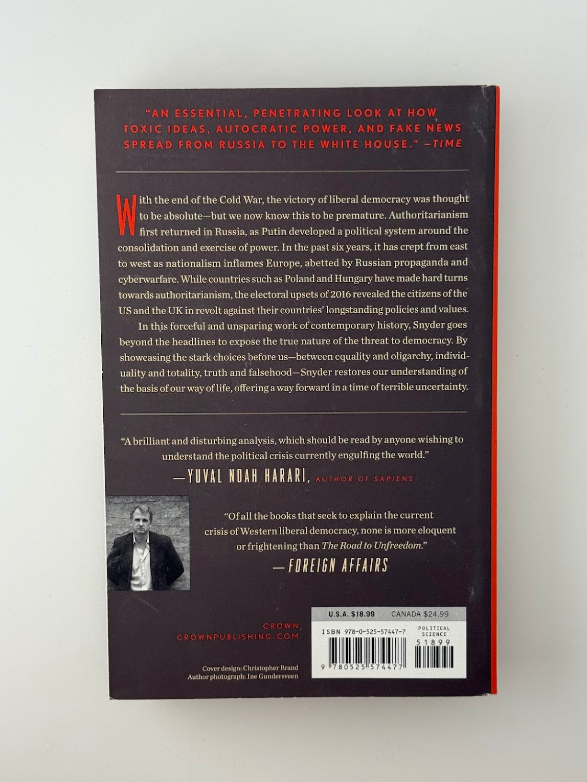 The Road to Unfreedom by Timothy Snyder