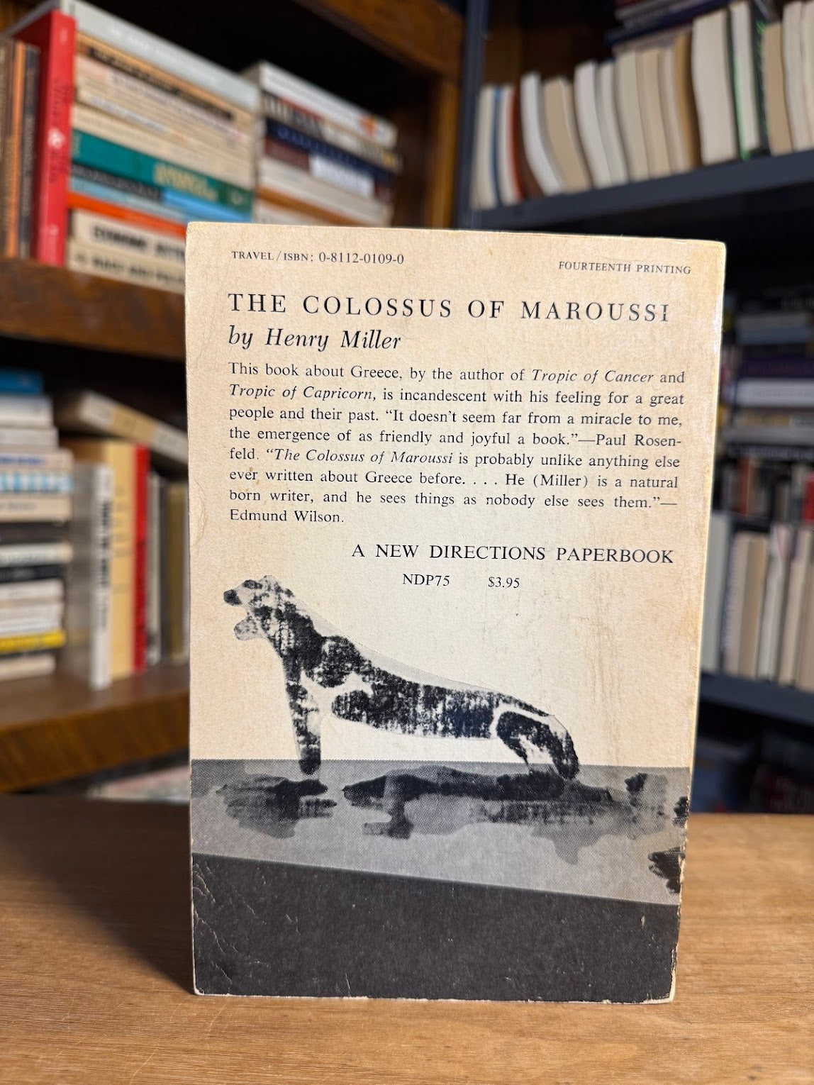 The Colossus of Maroussi by Henry Miller