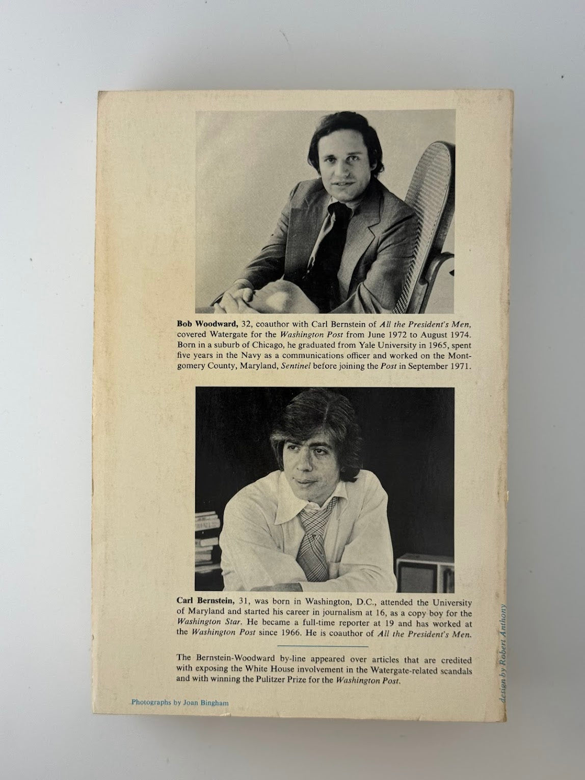 The Final Days and All the President's Men by Bob Woodward and Carl Bernstein