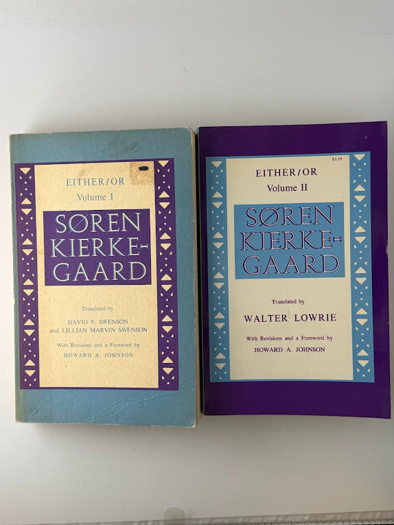 Either/Or by Soren Kierkegaard