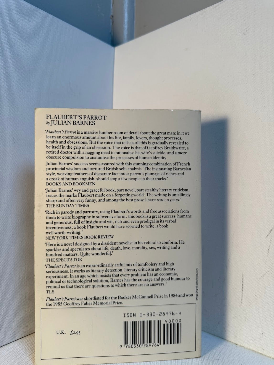 Flaubert's Parrot by Julian Barnes