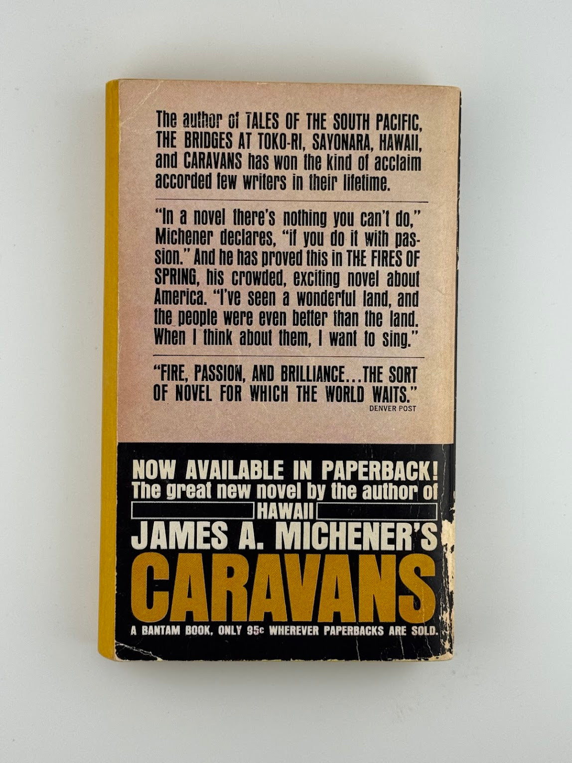 The Fires of Spring by James Michener