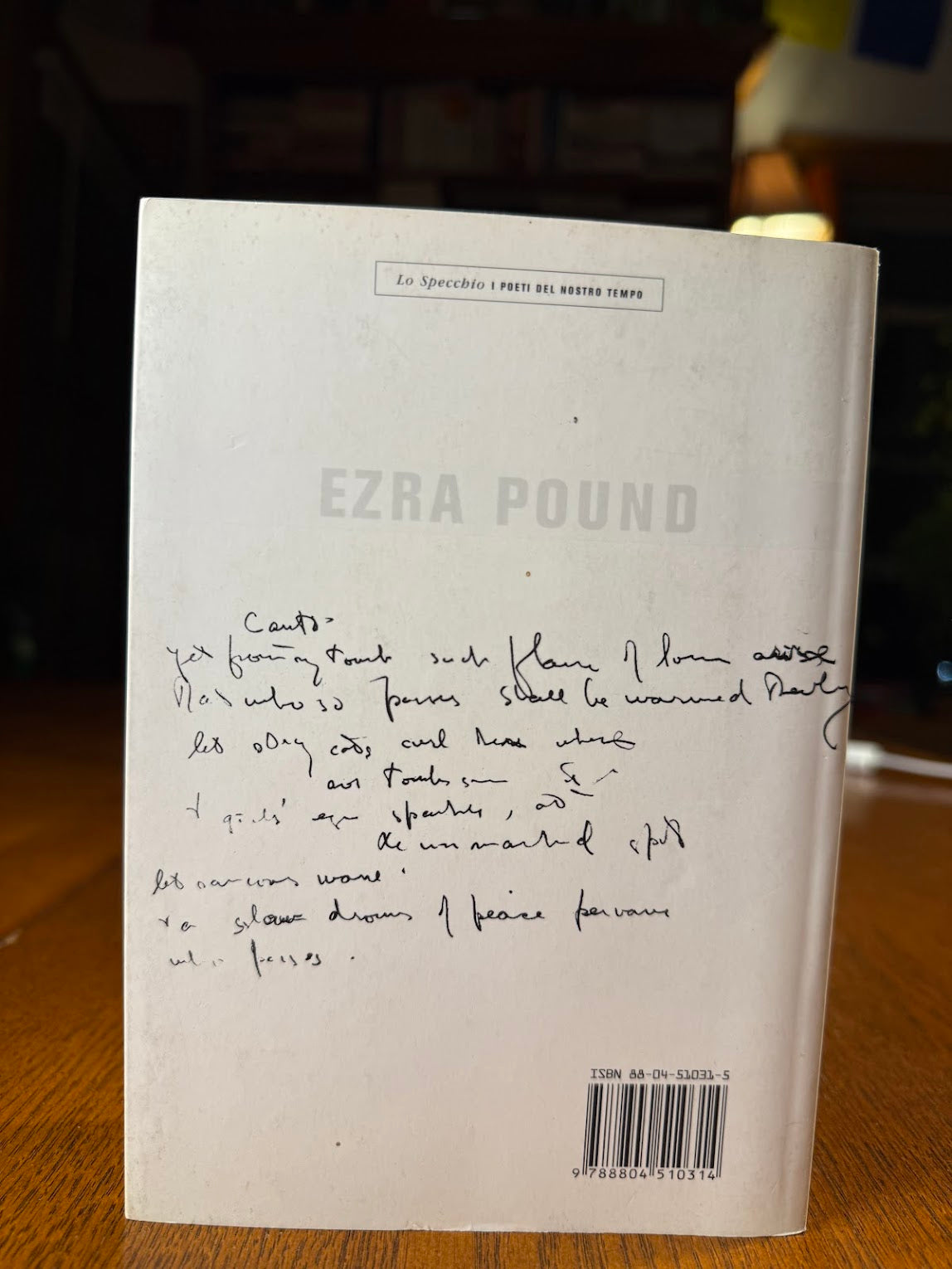 Canti Postumi by Ezra Pound