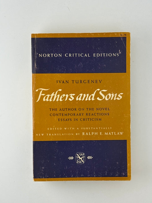 Fathers and Sons by Ivan Turgenev