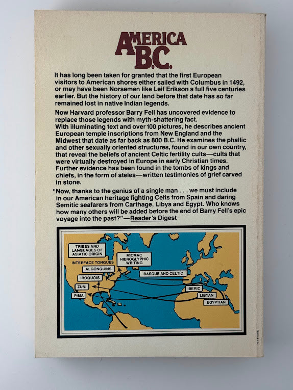 America B.C. by Barry Fell
