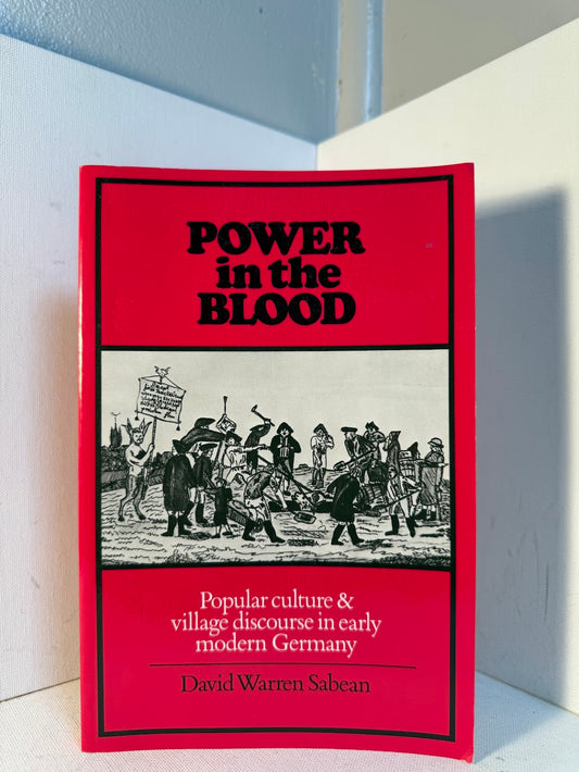 Power in the Blood - Popular Culture & Village Discourse in Early Modern Germany by David Warren Sabean