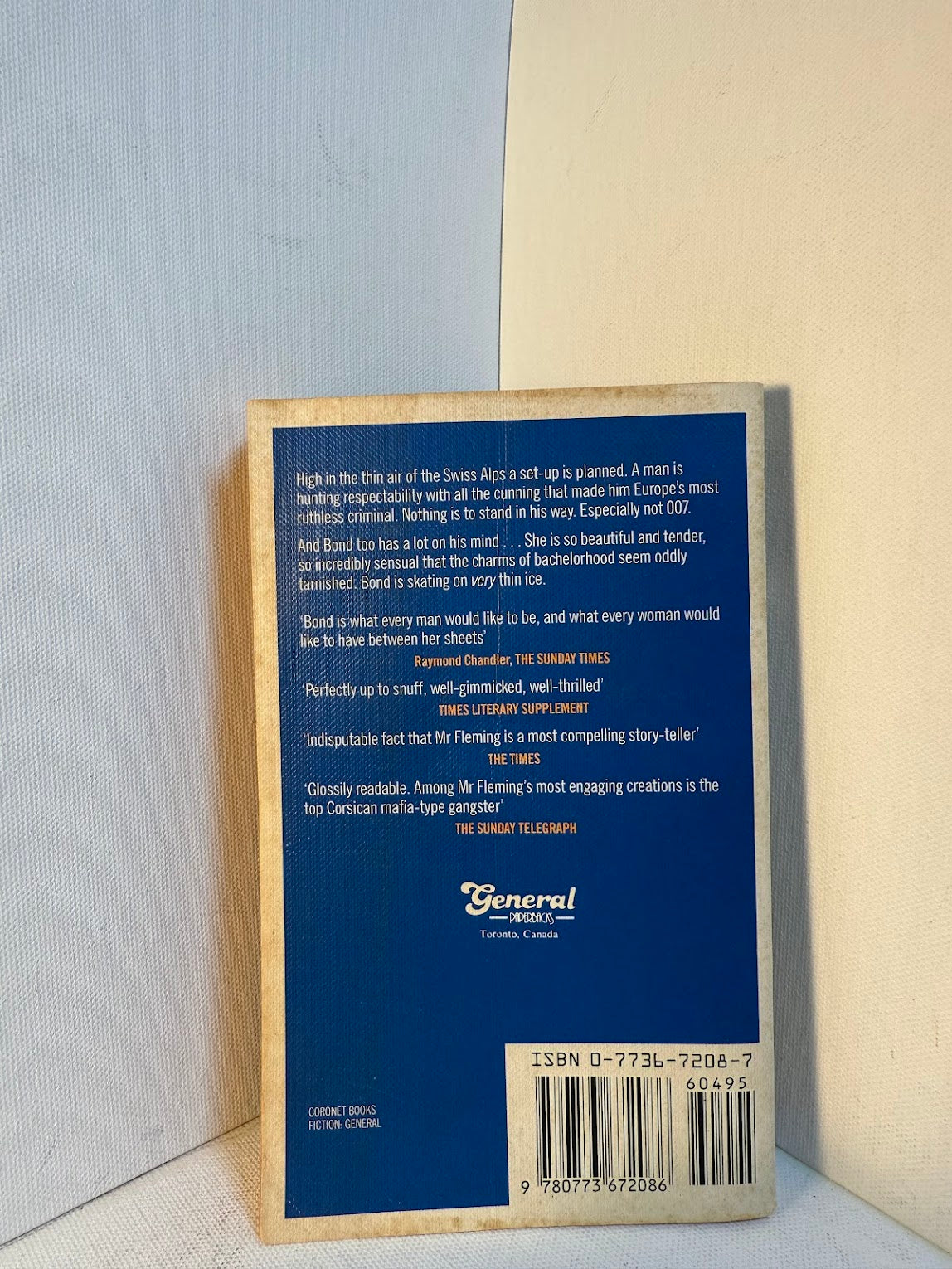 James Bond On Her Majesty's Secret Service by Ian Fleming