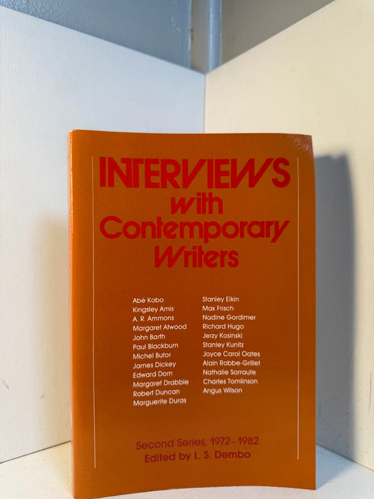 Interviews with Contemporary Writers edited by L.S. Dembo