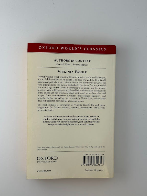 Authors in Context - Virginia Woolf by Michael Whitworth