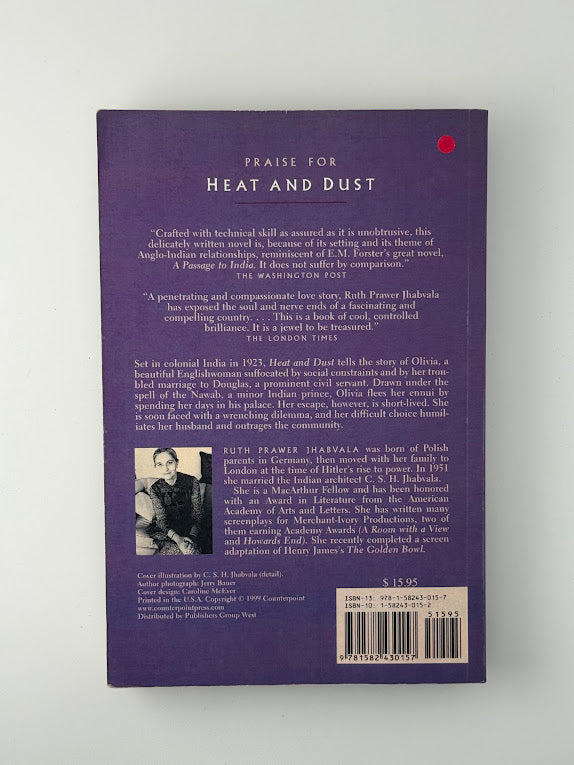Heat and Dust by Ruth Prawer Jhabvala