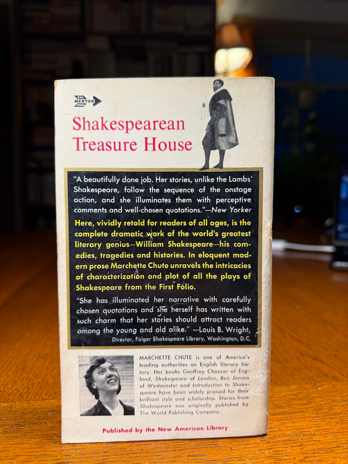 Stories from Shakespeare retold by Marchette Chute