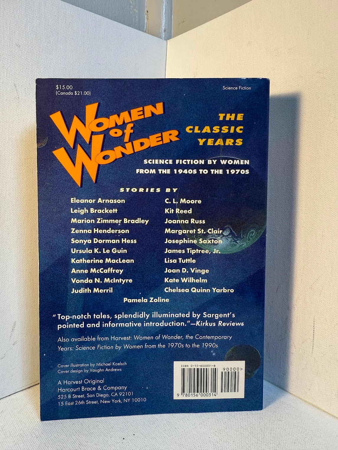 Women of Wonder - The Classic Years edited by Pamela Sargent