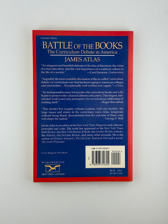 Battle of the Books by James Atlas