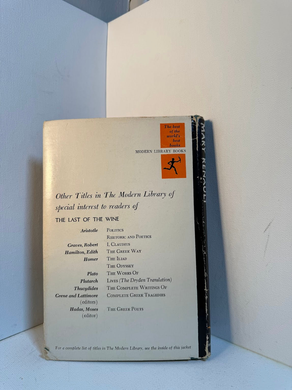 The Last of the Wine by Mary Renault