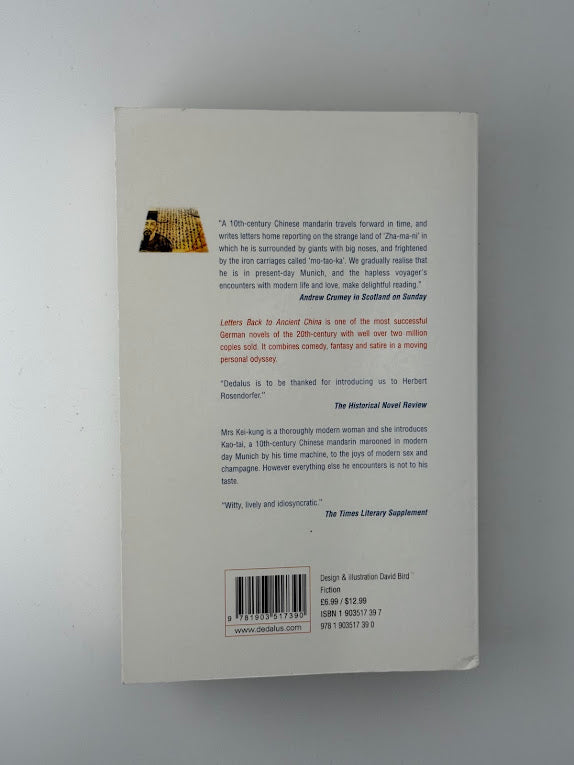 Letters Back to Ancient China by Herbert Rosendorfer