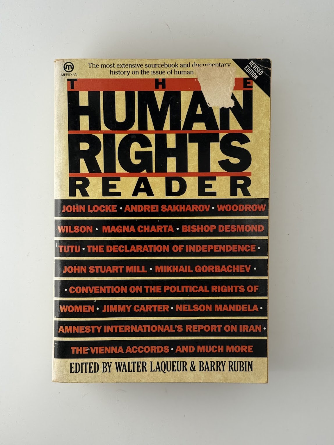The Human Rights Reader edited by Walter LaQueur & Barry Rubin