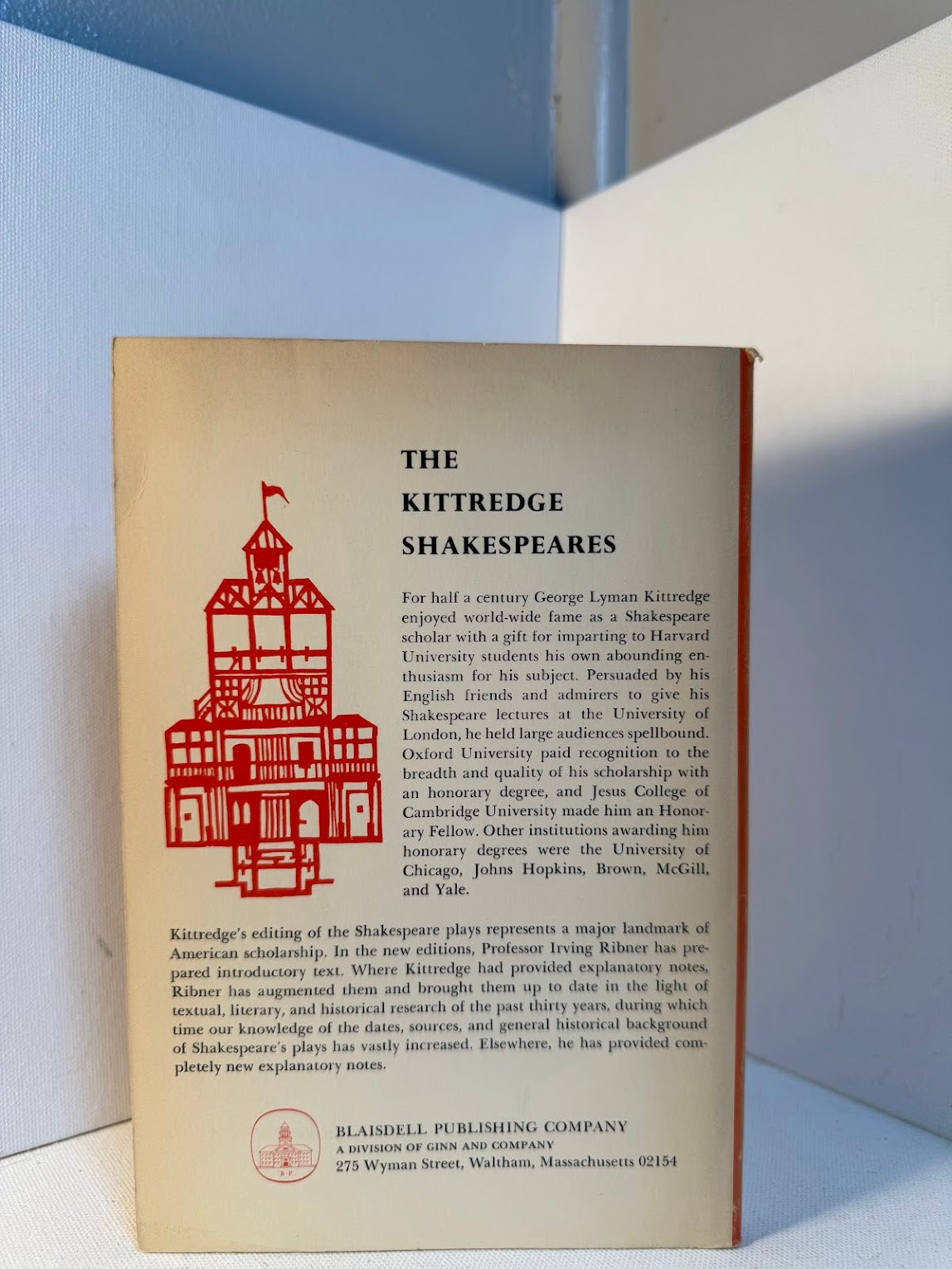 Antony and Cleopatra edited by Kittredge