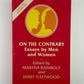 On the Contrary - Essays by Men and Women edited by Martha Rainbolt and Janet Fleetwood