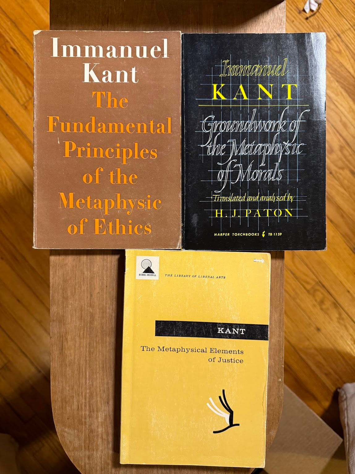 3 books by Kant