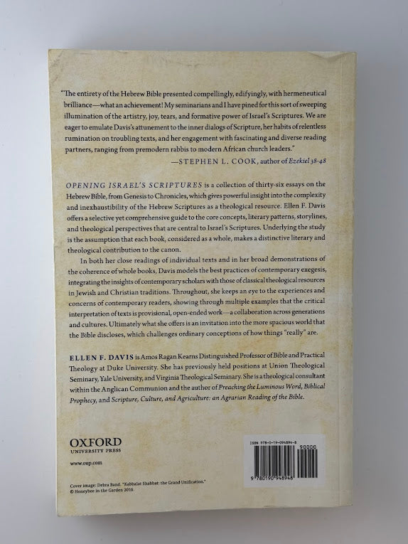 Opening Israel's Scriptures by Ellen F. Davis