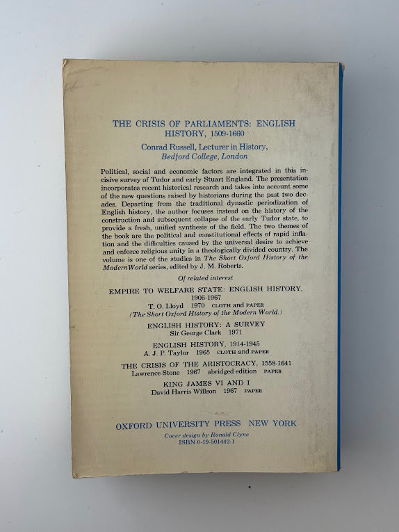 The Crisis of Parliaments by Conrad Russell