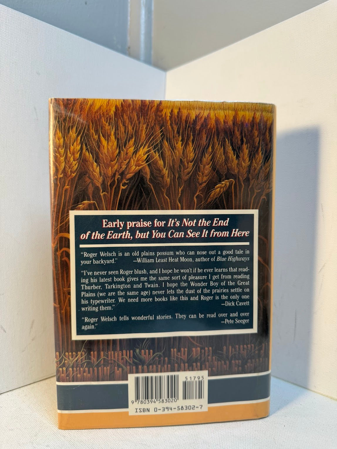 (Signed) It's Not the End of the Earth, But You Can See It From Here by Roger Welsch