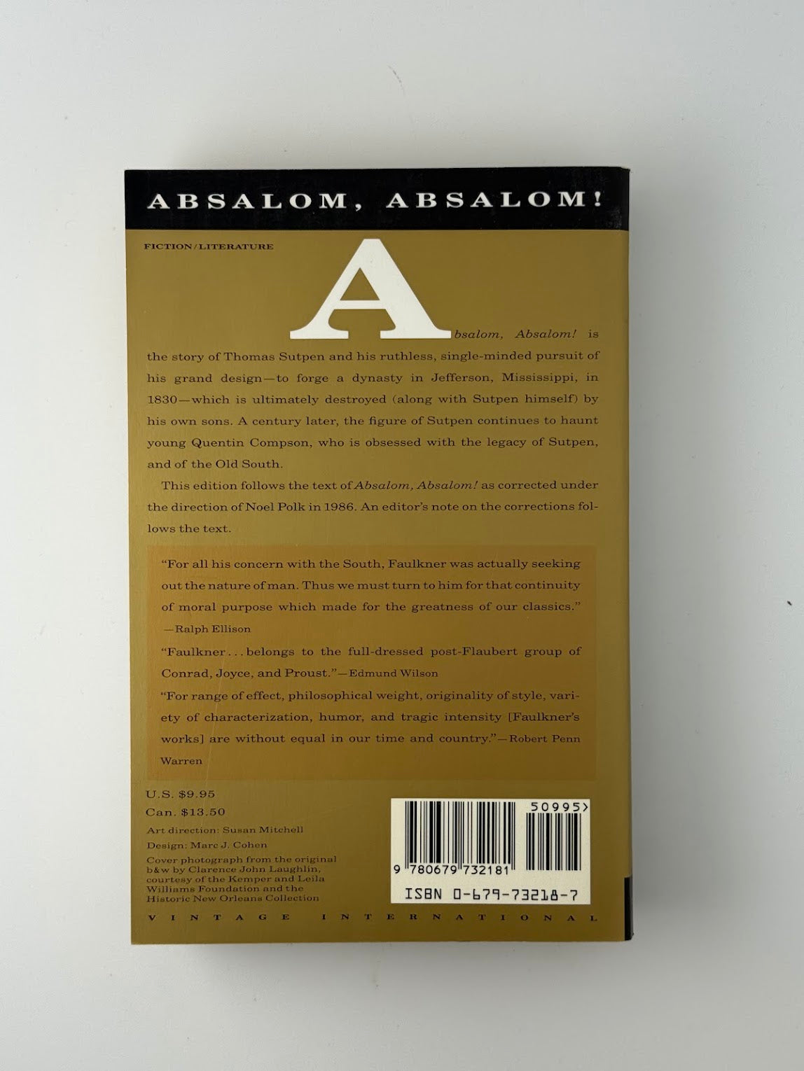 Absalom, Absalom by William Faulkner